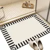 Tapete de Chão Moderno Minimalista de Terra de Diatomáceas para Entrada de Banheiro, Absorvente de Água, Antiderrapante, Resistente à Sujeira, Fácil de Cuidar