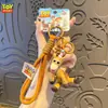 Baimao Original Serie Toy Story Año del Caballo Cuerda Trenzada Llavero Colgante Regalo para Amigos y Mejores Amigos Colgante para Bolso