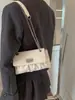 Bolso Cuadrado Pequeño Plegado Dulce Estilo Coreano para Mujer 2026 Nuevo Bolso de Cadena de Nicho con un Toque de Lujo, Bolso de Hombro y Cruzado de Moda