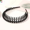 Qiyue Venda Quente Aro de Cabelo Ondulado para PC Faixa de Cabeça para Lavar o Rosto com Dentes Antiderrapantes Abertura para Cabelo Pente de Cabelo de Alta Qualidade Yiwu Acessórios de Cabelo Atacado
