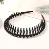Diadema de Pelo de Onda de PC de Venta Caliente con Dientes, Diadema Antideslizante para Lavarse la Cara, Sensación de Alta Gama, Pinza de Pelo de Yiwu Accesorios para el Cabello al por Mayor