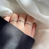Anel Pequeno e Requintado em Forma de Coração para Mulheres, Versátil e na Moda, Estiloso e Elegante, Adequado para o Dia a Dia, Anel Aberto, Anel da Moda para o Dedo Indicador