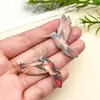 10 Pájaro Búho Animal Loro Acrílico Accesorios Creativos Personalizados Colgante Joyería Hecha a Mano DIY Materiales