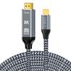 Adaptador Tipo-C a HDMI 8K60Hz conexión teléfono móvil TV computadora switch cable de pantalla HD