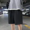 2026 Verão Novo Shorts Esportivo Liso Marca da Moda Solto Retro Japonês Shorts de Praia Estilo Masculino