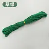 Corda de algodão colorida de 3-4 mm para acessórios de pulseira DIY, corda de algodão fiada no núcleo artesanal, corda para tapeçaria e fio de algodão para amarração