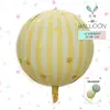 Globo Nuevo Redondo 4D Mate, Globo Cuadrado de Papel de Aluminio, Lazo a Cuadros, Puede Flotar en el Aire, Decoración de Fiesta, Arreglo