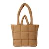 Nuevo bolso de mano de plumas para mujer, bolso de nube de gran capacidad, nueva moda 2024, bolso de hombro portátil de tela de nailon, fácil de combinar.