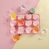 Molde de silicona resistente a altas temperaturas para pastel con tapa y tazón de suplemento alimenticio para bebés de grado alimenticio