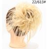 Pacote de cabelo de cauda de frango Headwear feminino Cabeça de bola de cabelo curto Cauda de frango bagunçado estilo punk laço de cabelo laço de cabelo feminino de seda de alta temperatura