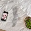 Meias de Seda de Amora Estilo Novo para Mulheres, Meias de Cano Médio, Finas e Respiráveis para Primavera e Verão, Cor Sólida, Versáteis, Estilo Japonês, Cor Doce, Meias Folgadas