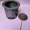 Estufa Pequeña de Placa de Acero para Uso Doméstico, Adecuada para Quemar Leña, Estufa Portátil de Arcilla para Cocinar Té y Hornear Panqueques