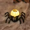 Decoración de Halloween Linterna de Calabaza Adornos Luces de Vela Digitales LED Suministros para Fiesta Accesorios de Diseño Luz Nocturna de Araña