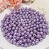 Cuentas de Vidrio de Imitación Swarovski Coloridas de 4-12 mm, Popular Perla para Manualidades Transfronteriza con Agujeros para Accesorios de Ropa DIY