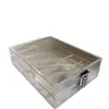 Caja Transparente con Candado, Caja de Exhibición Acrílica con Tapa abatible, Control de Acceso, Reconocimiento Facial, Asistencia, Cubierta Protectora Impermeable, Termostato