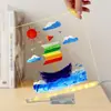 Placa Acrílica Pintável Transfronteiriça Placa de Pintura Luminária Noturna, Presente de Aniversário Perfeito, Ornamento Decorativo, Produto Novo, Alimentado por USB