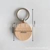 Llavero de Madera de Haya Spot del Fabricante Puede Grabar Láser Personalizado Manualidad DIY Regalo Conmemorativo Colgante