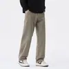 Pantalones Rectos Sueltos de Otoño 2026 para Hombre, Modernos, Color Sólido, Sencillos, de Moda, Versátiles, Casuales