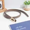 Cinturón Fino para Mujer, Sencillo y Elegante, Cinturón Decorativo de Cuero Versátil para Combinar con Vestidos, Trajes y Jeans, con un Toque de Lujo