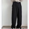 Calça de terno fina cintura alta com caimento plus size para meninas cheinhas calça pantalona design nicho calça casual solta para crianças verão