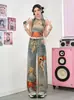 Jeans Anchos de Estilo Vintage con Cinta de Oso para Hombre, Nueva Colección de Primavera, Pantalones Casuales Rectos Sueltos Lindos y Únicos para Mujer
