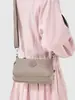 Bolso Cruzado de Moda Ligero de Múltiples Capas para Viaje para Mujer, Color Sólido Portátil de Nylon Azul Versátil Casual para Hombro