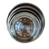 Shangjiahui 18 20 22 24 26 Plato Redondo de Acero Inoxidable Espesor Normal No Magnético Bandeja para Té Bandeja para Frutas Linyi Yueyang