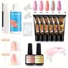 Set de Manicura, Juego Completo de Herramientas para Principiantes, Gel de Extensión de Cristal Lámpara de Fototerapia, Nuevo Producto Transfronterizo, Recomendación del Gerente de Tienda