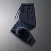 Pantalones Deportivos de Algodón Puro Talla Grande M-8XL para Hombre Otoño Invierno Engrosados con Felpa Ajuste Holgado Pierna Recta con Puño Casual Largos para Hombre