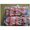 Suministro directo de fábrica banda elástica elástica redonda de 4 mm con puntos rojos y blancos estilo antiguo banda elástica de salto tienda de productos de dos yuanes
