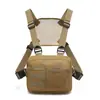 Nuevo Estilo Genial Bolso Colgante para Hombre Chaleco Funcional para Hombre Bolso de Pecho Personalizado Casual Bolso de Hombro Colgante de Herramientas de Moda Callejera para Mujer