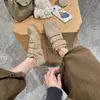 Zapatillas Retro de Velcro de Piel Genuina para Mujer 2026 Nuevas Zapatillas Casuales con Punta Redonda, Diseño Patchwork y Suelas Gruesas que Aumentan la Altura