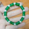 Pulsera alta Festival Perla de Bambú femenina transmisión en vivo puesto de drenaje suministro fábrica ventas directas estudiante niños pulsera de vidrio