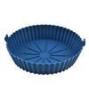 Utensilios para hornear de silicona para freidora de aire de fábrica, utensilios para hornear para el hogar, almohadilla de silicona para freidora, utensilios para hornear redondos fáciles de limpiar, venta al por mayor