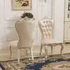 Mesa y Sillas de Madera Maciza Estilo Europeo para 8 Personas Mesa de Conferencias Rectangular Extensible 2m Mesa de Juego de Mesa Werewolf