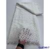Encaje Liso Soluble en Agua Encaje para Mujer Transpirable Recorte Tejido Vestido Tela de Encaje Venta al por Mayor Encaje Francés