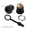 Conector de componentes electrónicos DC-022, directo de fábrica, nuevo, toma de corriente de CC con protección ambiental, hembra 2,1/2,5