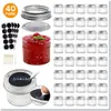 Direto da Fábrica 120ml Garrafa de Vidro com Caviar de Diamante Garrafa para Salada Geleia 4oz Pote de Conserva Selado