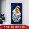 2019 Nuevo Pintura de Diamantes 5D Diamante Completo Sala de Estar Entrada Edición Vertical Carpa Dorada de Nueve Colas Punto de Diamante Punto de Cruz Pintura de Diamantes