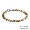 Nuevo Estilo Hip-Hop Acero de Titanio 3:1 Pulsera de Cadena Nk para Hombres y Mujeres, Acero Inoxidable Simple Moda Joyería de Mano al por Mayor