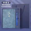 Estilo Nacional Caderno Conjunto de Caixa de Presente Dia do Professor Presente Bloco de Notas A5 Lembrança Caixa de Presente de Caderno Exquisita Personalização