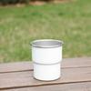 Vaso de Paso Sencillo de Acero Inoxidable Rizado de una Sola Capa Taza de Café para Camping al Aire Libre Vaso de Cerveza de Acero Inoxidable para Bar de Restaurante