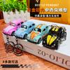 Criativo desenho animado retro Beetle volta carro chaveiro bolsa pingente carro chaveiro pingente presente atacado