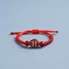 Novo Estilo Pulseira Trançada Colorida Feita à Mão para o Festival do Barco-Dragão, Pulseira de Fio de Cinco Cores, Pulseira Tradicional Infantil Tecida à Mão de Fio de Cinco Cores