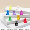 Venta al por mayor del fabricante Accesorios de alta calidad para juegos de mesa Monopoly Casa Pequeña de Cristal Pieza de Ajedrez Humanoide Arroz Cristalino Tesoro