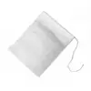 Bolsas de té con cordón no tejidas de 10*12, Desechables 100 Bolsas Filtro para Sopa y Decocción, Bolsas para Condimentar Estofados y Sopas