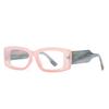 9250 Gafas de Sol Modernas Retro de Marca Grande INS Color Tinta Feng Shui Gafas de Sol Versátiles de Moda para Mujer Espejo Plano Anti-luz Azul