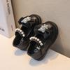 Zapatos para Niñas de 0 a 3 Años Primavera y Otoño Nuevos Suela Suave Punta Redonda Zapatos para Gateo Bebé Velcro Moño Estilo Princesa Zapatos Funcionales