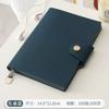 Caderno A5 com Fivela Espessado Nota Couro Macio Simples Livro de Registros de Escritório Diário Pode Ser Personalizado com Impressão de Logo