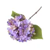 Flores de hortensia artificiales retro de otoño más vendidas transfronterizas, flores de seda de un solo tallo para bodas, hoteles y decoración del hogar, y para crear arreglos florales